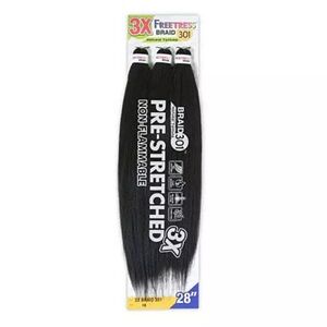 NWT Black Pre-Stretched Braiding Hair